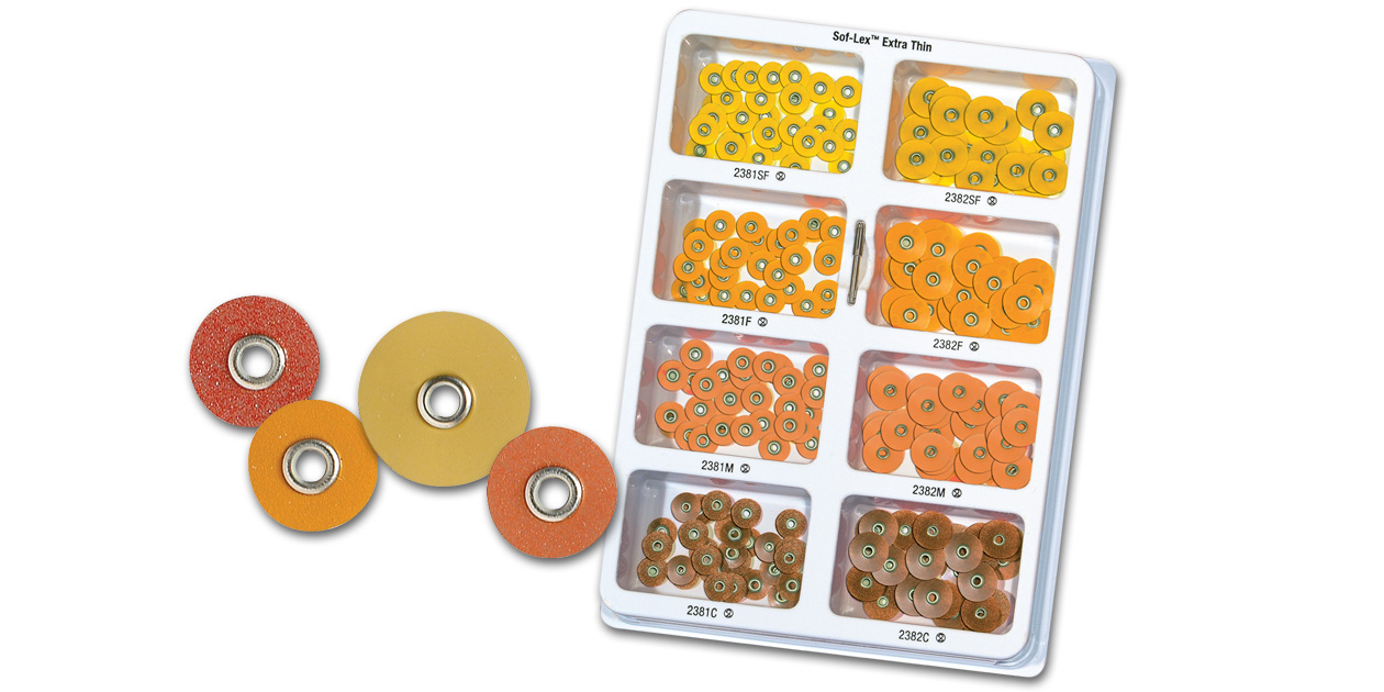 3M™ Sof-Lex™ extra thin contouring and polishing discs