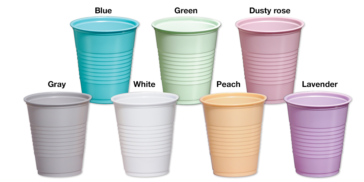 plastic drinking tumblers