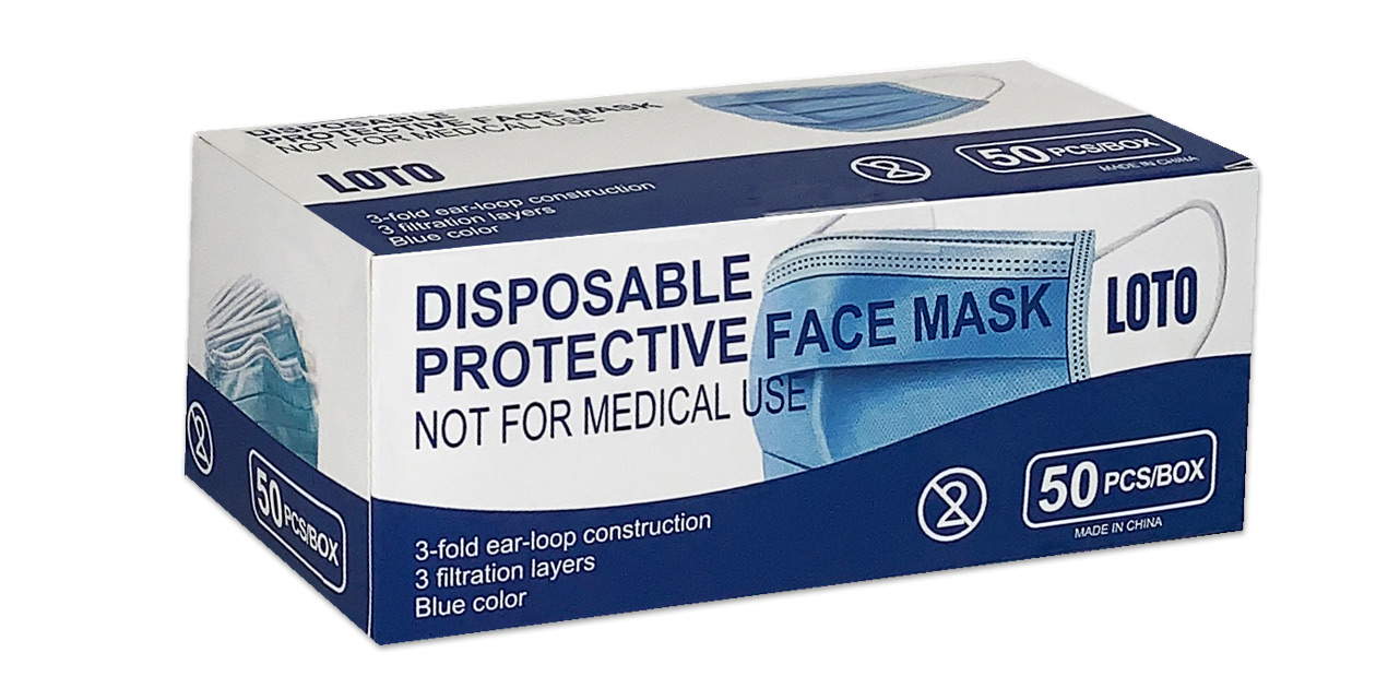 Loto Protective 3-ply Face Masks