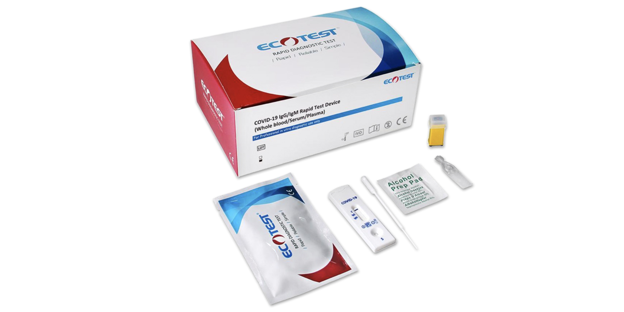 Ecotest Covid 19 Rapid Diagnostic Poc Antibody Test Kit